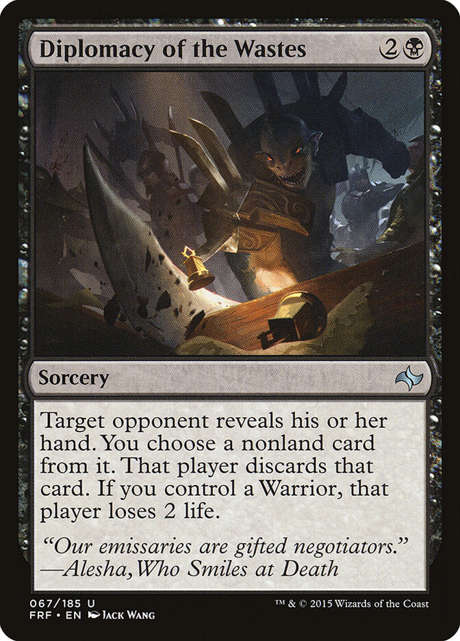 Diplomacia dos Ermos / Diplomacy of the Wastes - Magic: The Gathering - MoxLand