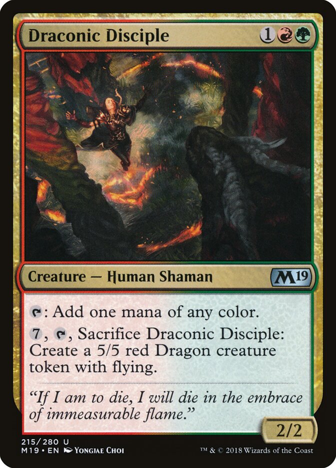 Discípula Dracônica / Draconic Disciple - Magic: The Gathering - MoxLand