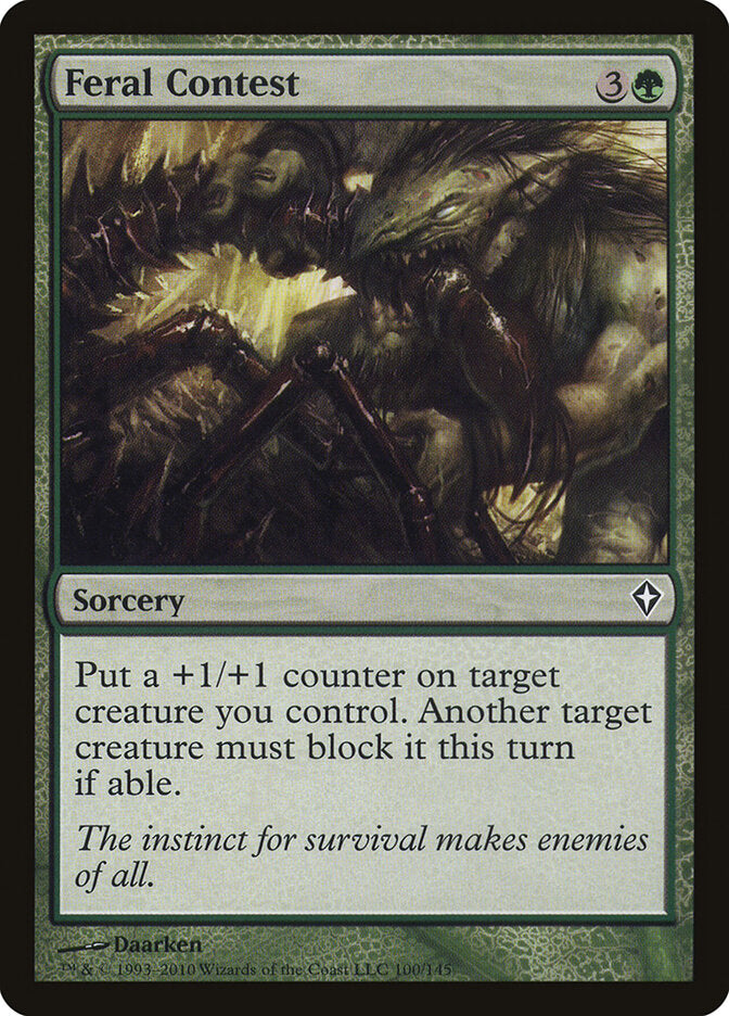 Disputa Feroz / Feral Contest - Magic: The Gathering - MoxLand