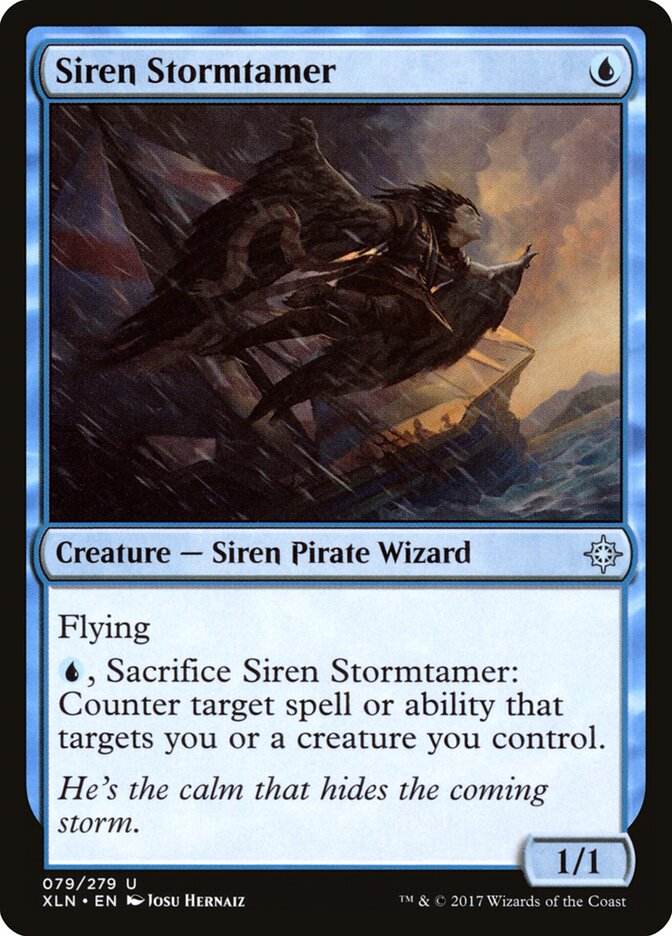 Domador de Tempestades Sireno / Siren Stormtamer - Magic: The Gathering - MoxLand