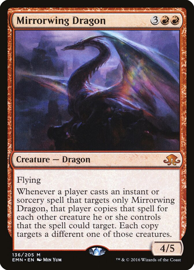 Dragão Asa-de-espelho / Mirrorwing Dragon - Magic: The Gathering - MoxLand
