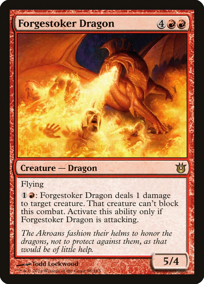 Dragão Atiça-forja / Forgestoker Dragon - Magic: The Gathering - MoxLand