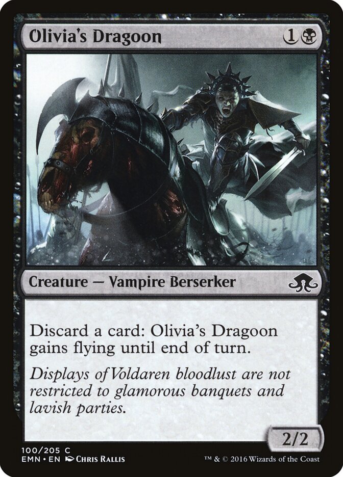 Dragão de Olivia / Olivia's Dragoon - Magic: The Gathering - MoxLand