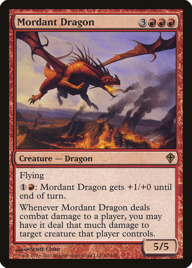 Dragão Mordaz / Mordant Dragon - Magic: The Gathering - MoxLand