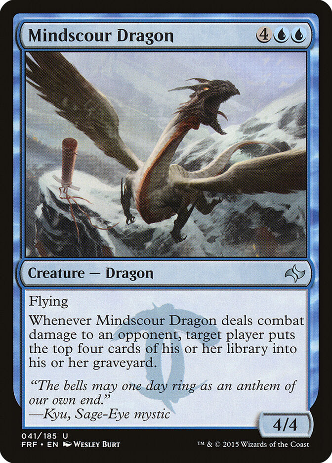 Dragão Varre-mente / Mindscour Dragon - Magic: The Gathering - MoxLand