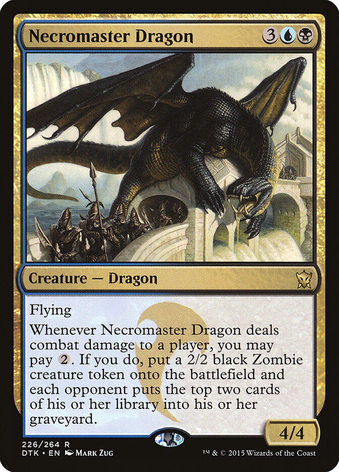 Dragoa Necromestra / Necromaster Dragon - Magic: The Gathering - MoxLand