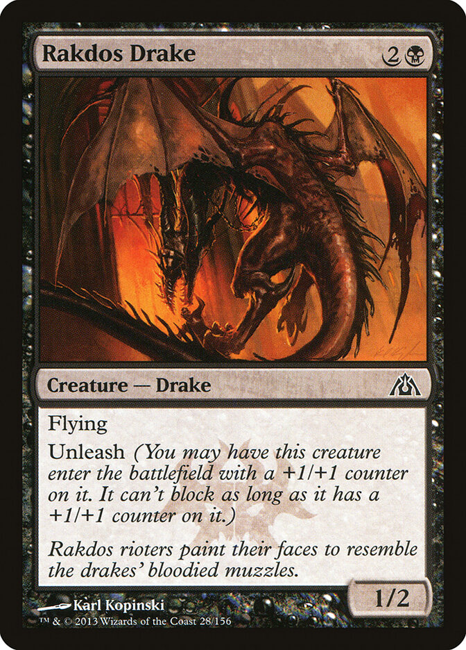 Dragonete Rakdos / Rakdos Drake - Magic: The Gathering - MoxLand