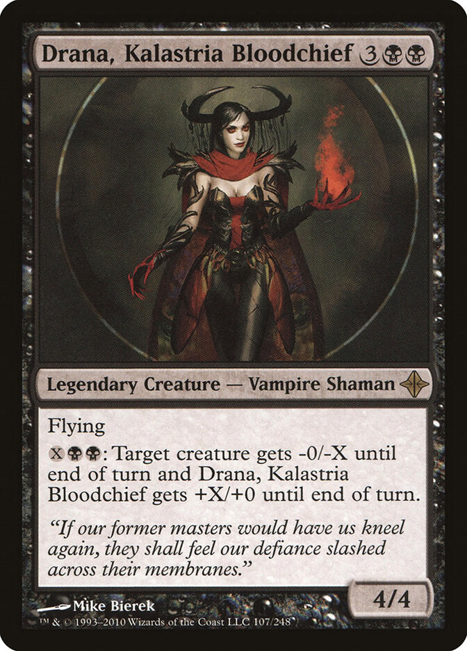 Drana, Grão-Vampiro Kalastria / Drana, Kalastria Bloodchief - Magic: The Gathering - MoxLand