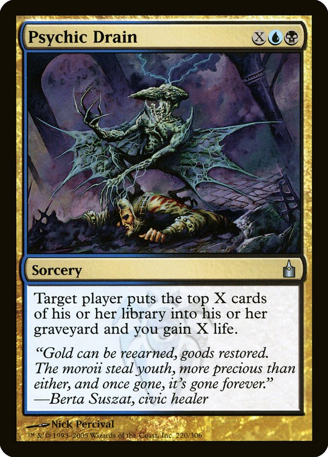 Dreno Psíquico / Psychic Drain - Magic: The Gathering - MoxLand