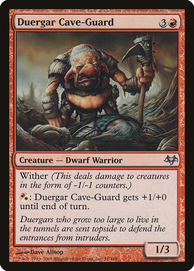 Duergar Guarda-Caverna / Duergar Cave-Guard - Magic: The Gathering - MoxLand