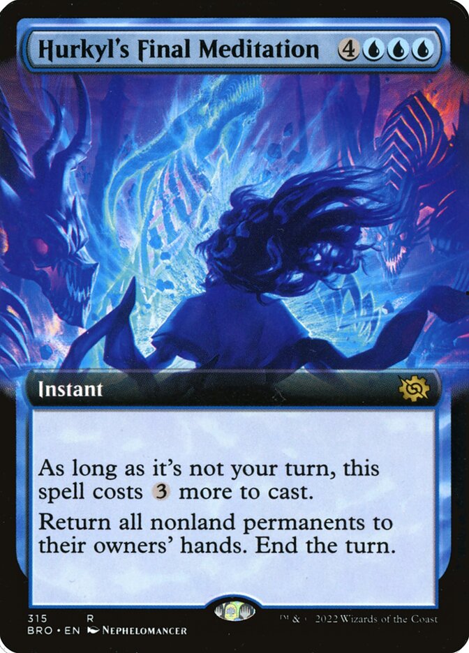 Meditação Final de Hurkyl / Hurkyl's Final Meditation - Magic: The Gathering - MoxLand
