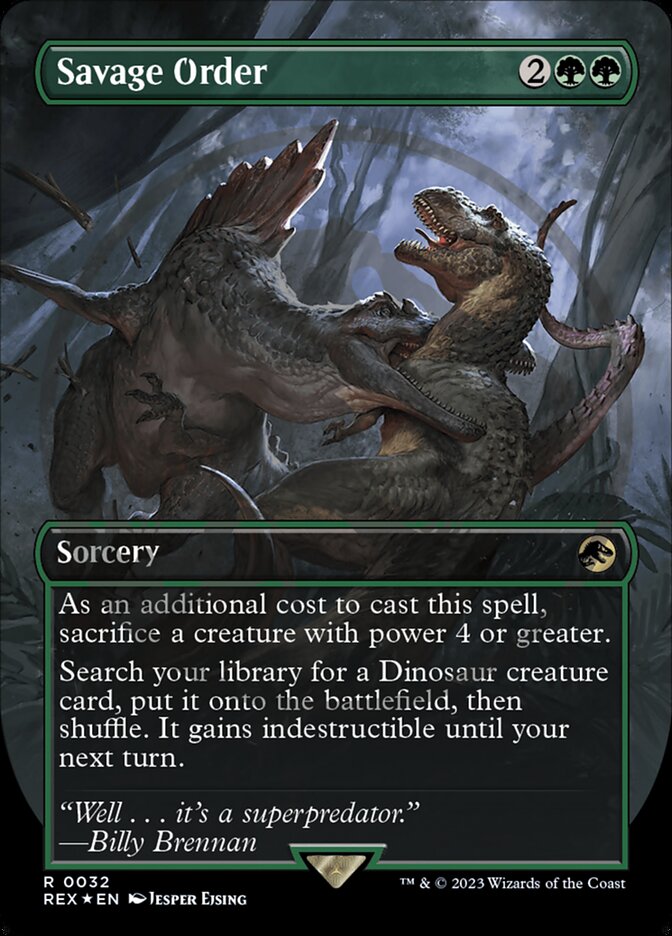 Ordem Selvagem / Savage Order - Magic: The Gathering - MoxLand