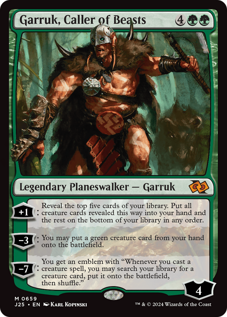Garruk, Convocador das Feras / Garruk, Caller of Beasts - Magic: The Gathering - MoxLand