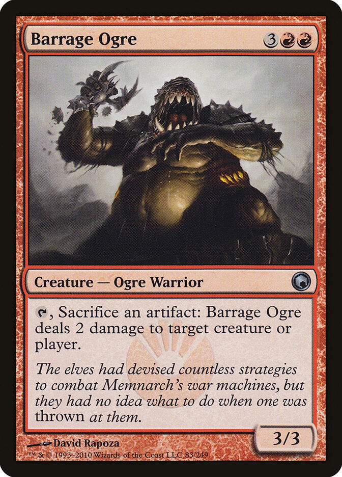 Ogre Bombardeiro / Barrage Ogre - Magic: The Gathering - MoxLand