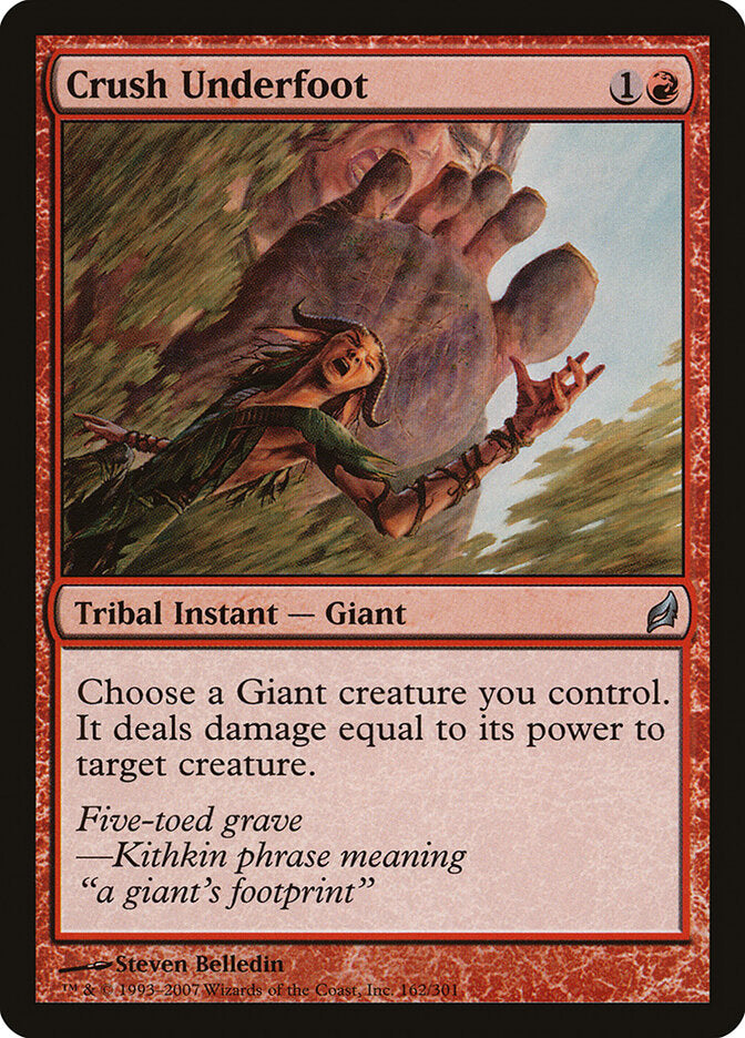 Sola Esmagadora / Crush Underfoot - Magic: The Gathering - MoxLand