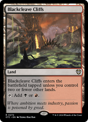Penhascos de Fenda Negra / Blackcleave Cliffs - Magic: The Gathering - MoxLand