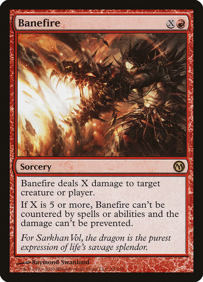 Fogo Devastador / Banefire - Magic: The Gathering - MoxLand