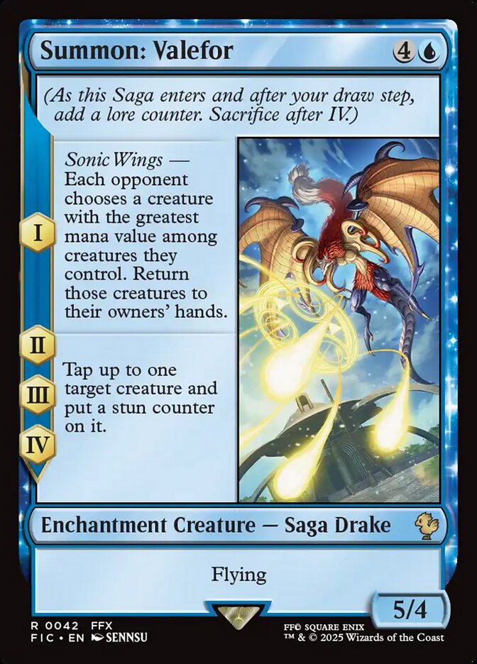 Summon: Valefor - Magic: The Gathering - MoxLand