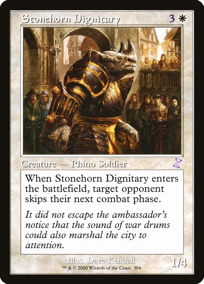 Dignitário Corno-de-pedra / Stonehorn Dignitary - Magic: The Gathering - MoxLand