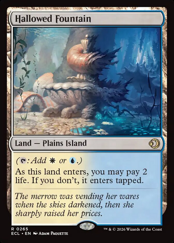 Fonte Santificada / Hallowed Fountain - Magic: The Gathering - MoxLand
