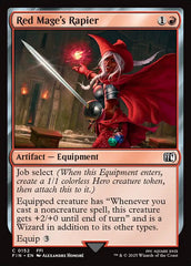 Florete do Mago Vermelho / Red Mage's Rapier - Magic: The Gathering - MoxLand