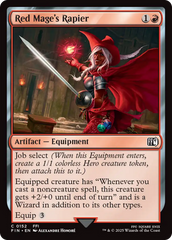 Florete do Mago Vermelho / Red Mage's Rapier - Magic: The Gathering - MoxLand