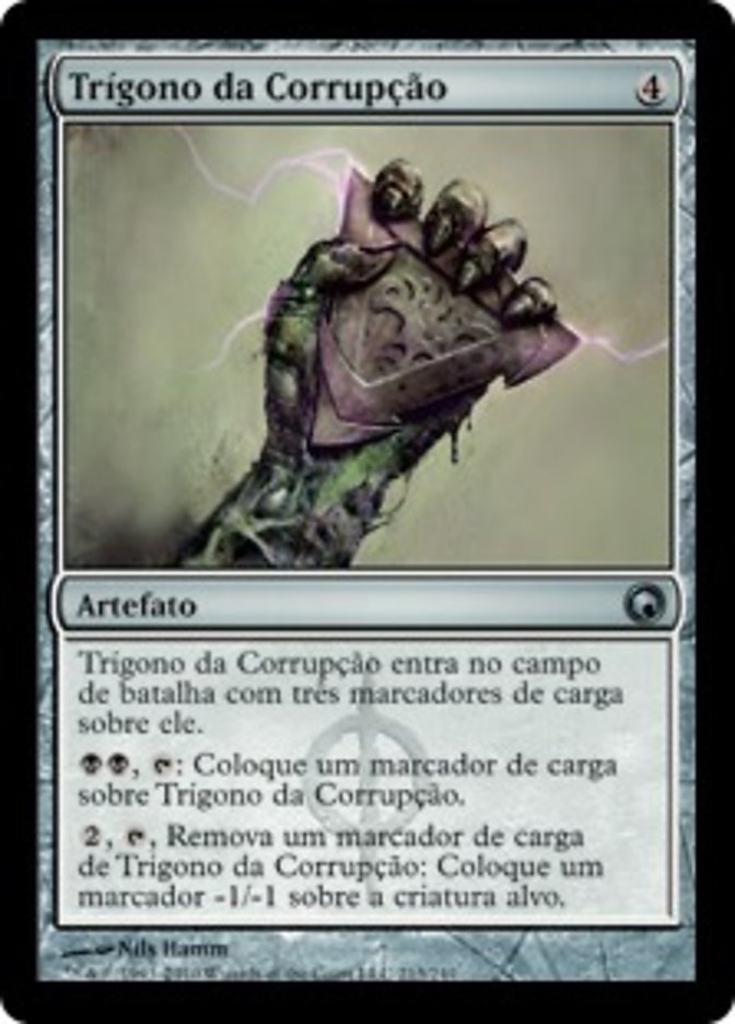 Trígono da Corrupção / Trigon of Corruption - Magic: The Gathering - MoxLand