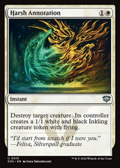 Harsh Annotation - Magic: The Gathering - MoxLand