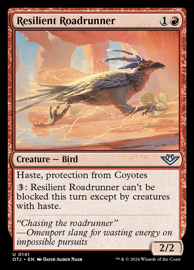 Papa-léguas Resistente / Resilient Roadrunner - Magic: The Gathering - MoxLand