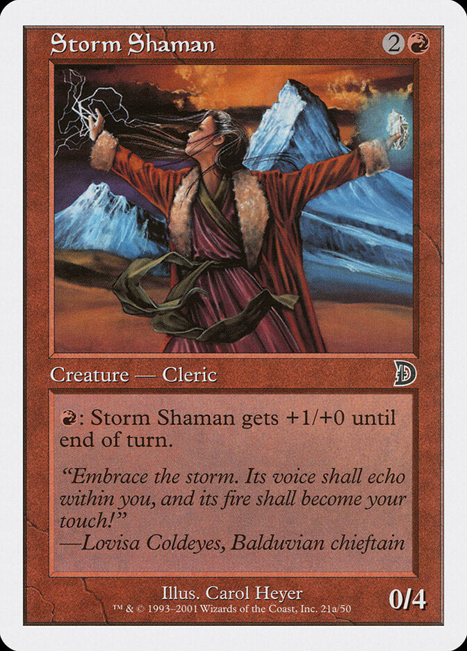 Xamã da Tempestade / Storm Shaman - Magic: The Gathering - MoxLand