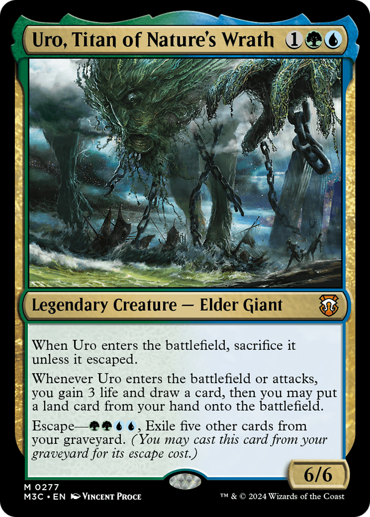 Uro, Titã da Ira da Natureza / Uro, Titan of Nature's Wrath - Magic: The Gathering - MoxLand