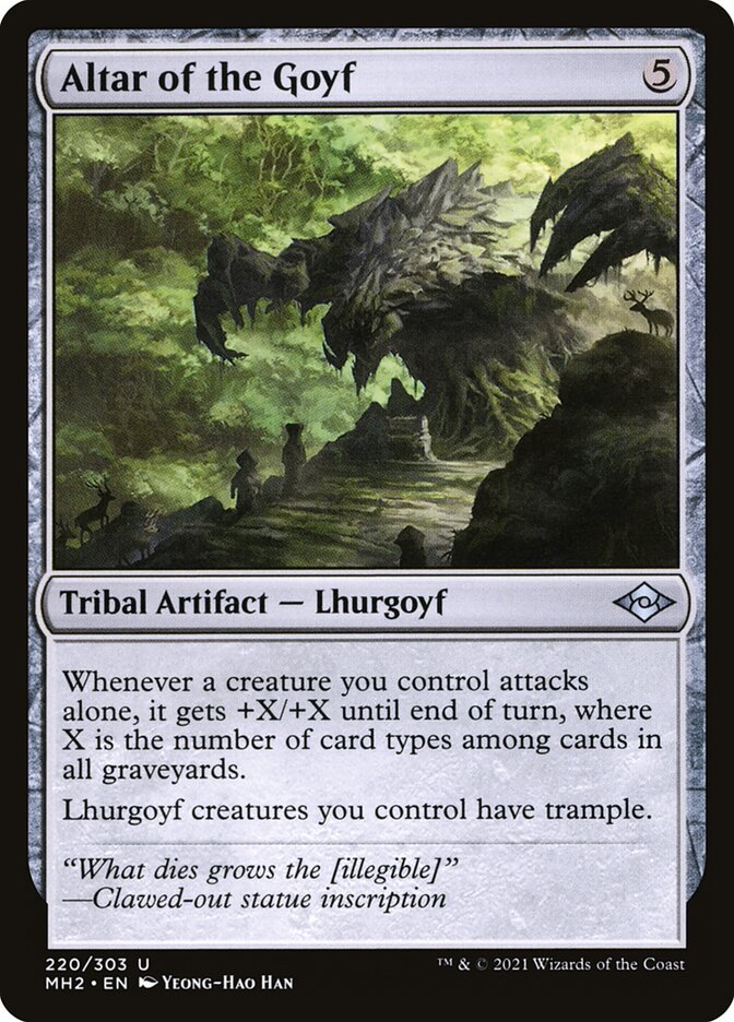 Altar do Goyf / Altar of the Goyf - Magic: The Gathering - MoxLand