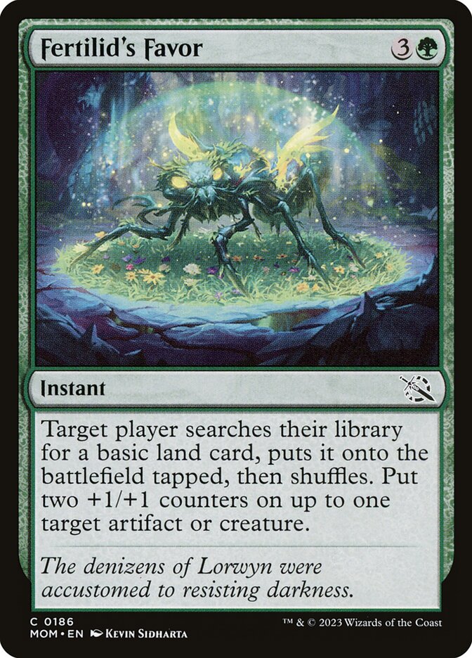 Graças do Fertilídeo / Fertilid's Favor - Magic: The Gathering - MoxLand