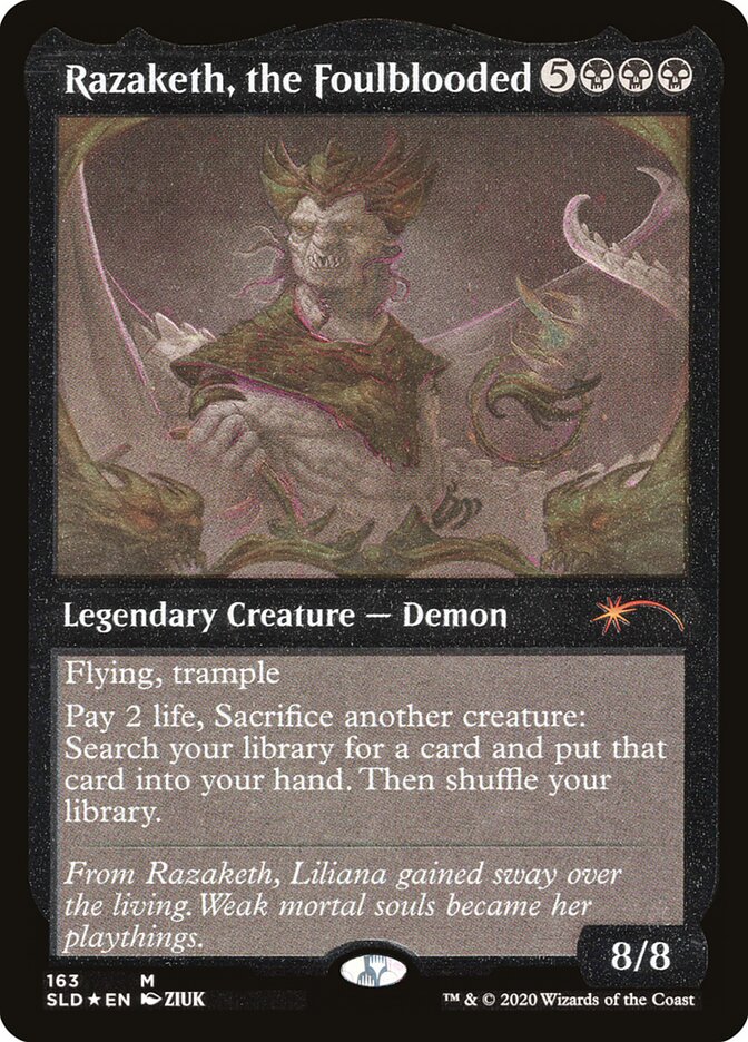 Razaketh do Sangue Hediondo / Razaketh, the Foulblooded - Magic: The Gathering - MoxLand