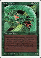 Serpente Terrestre de Craw / Craw Wurm - Magic: The Gathering - MoxLand