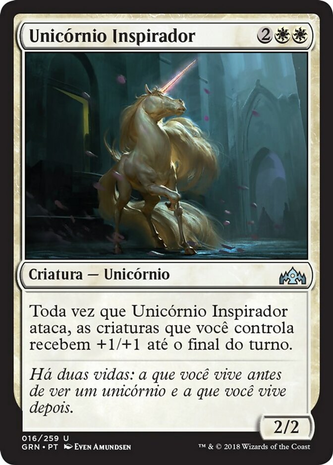 Unicórnio Inspirador / Inspiring Unicorn - Magic: The Gathering - MoxLand