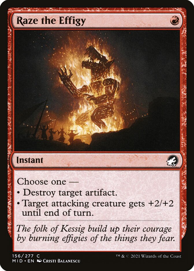 Arrasar a Efígie / Raze the Effigy - Magic: The Gathering - MoxLand