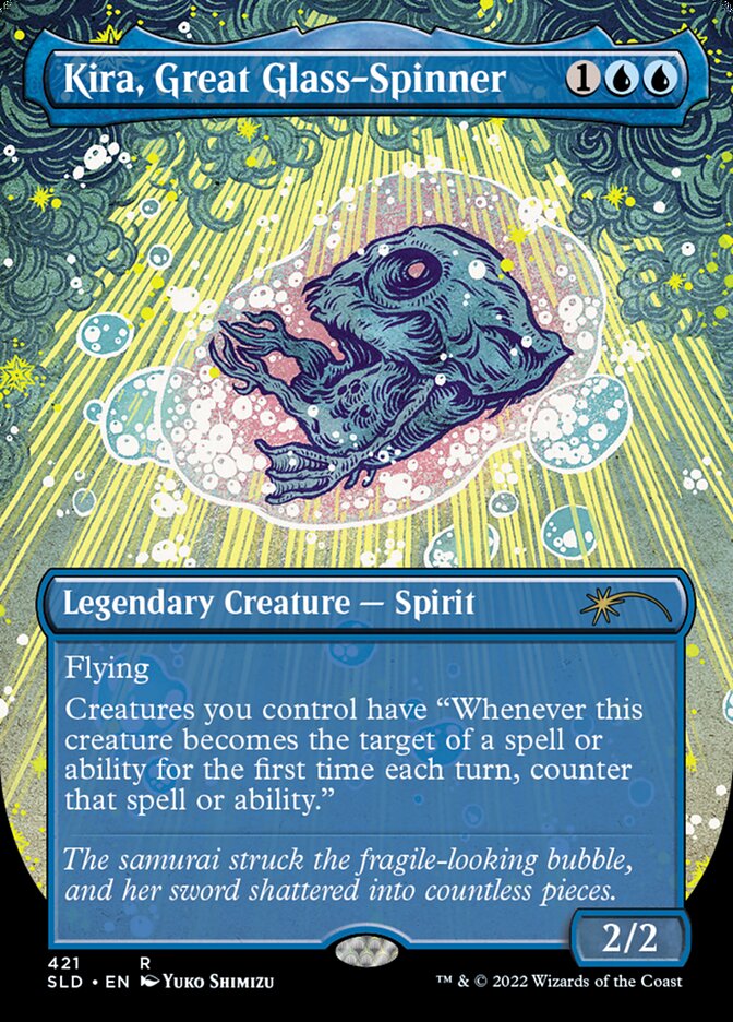 Kira, Grande Vitro-Fiandeiro / Kira, Great Glass-Spinner - Magic: The Gathering - MoxLand