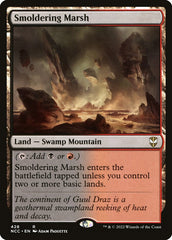 Pântano Ardente / Smoldering Marsh - Magic: The Gathering - MoxLand