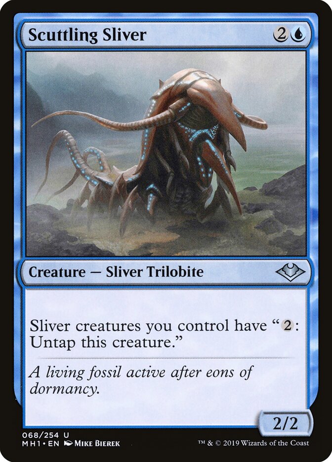 Fractius Rastejador / Scuttling Sliver - Magic: The Gathering - MoxLand