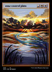 Planície Nevada / Snow-Covered Plains - Magic: The Gathering - MoxLand