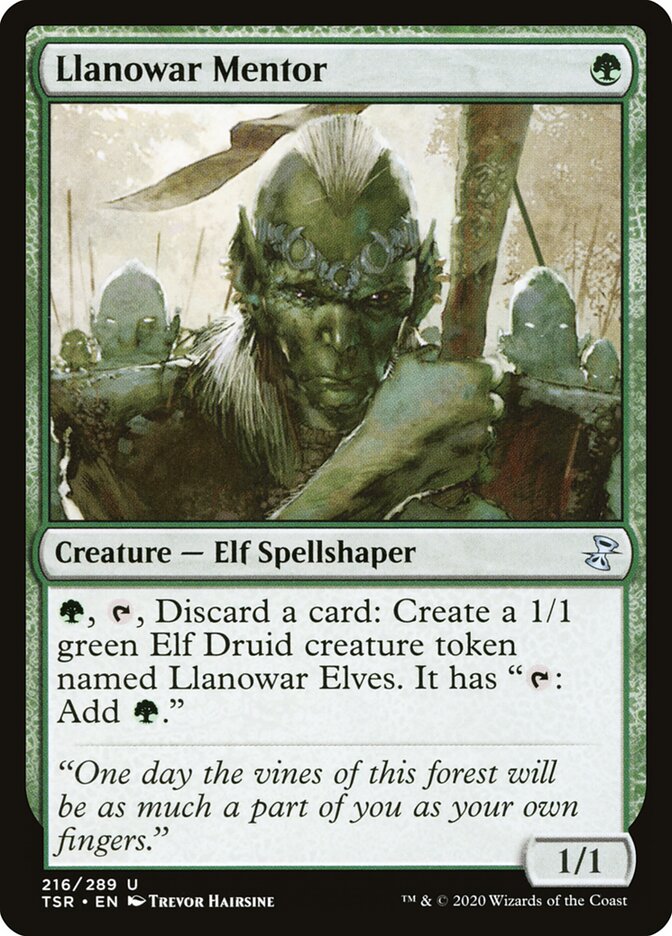 Mentor de Llanowar / Llanowar Mentor - Magic: The Gathering - MoxLand