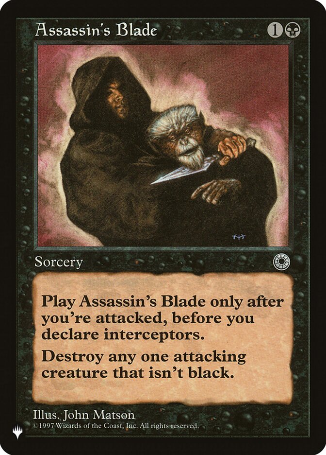 Assassin's Blade - Magic: The Gathering - MoxLand