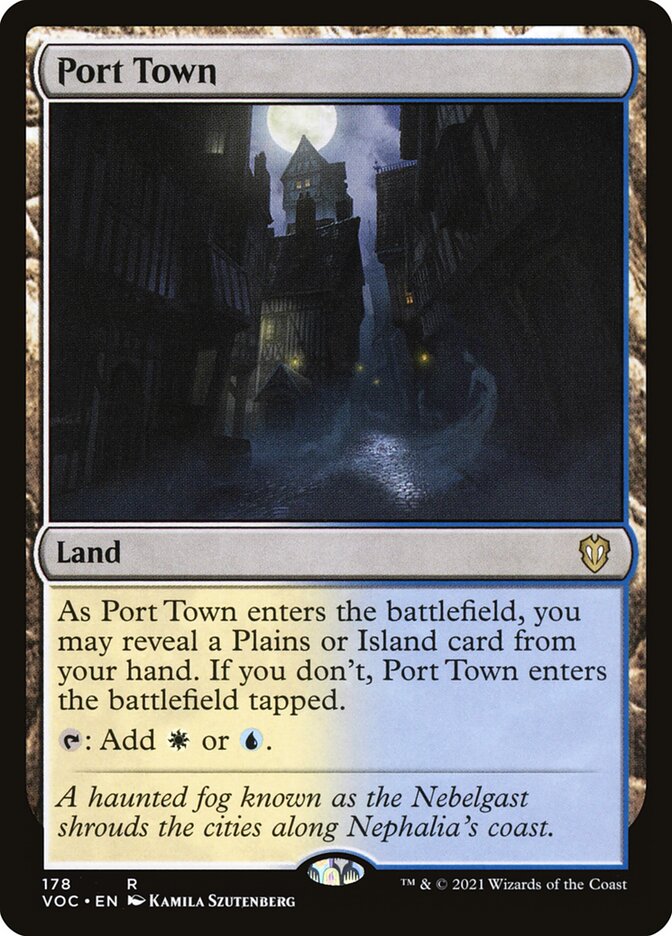Cidade Portuária / Port Town - Magic: The Gathering - MoxLand