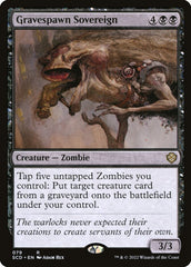 Soberano da Prole Tumular / Gravespawn Sovereign - Magic: The Gathering - MoxLand