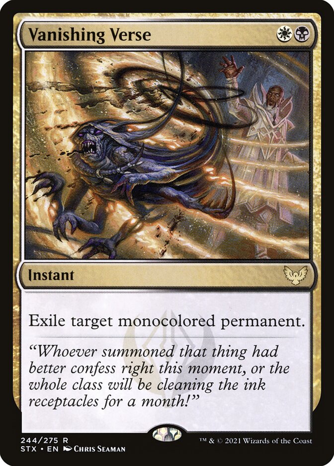 Verso Desvanescedor / Vanishing Verse - Magic: The Gathering - MoxLand