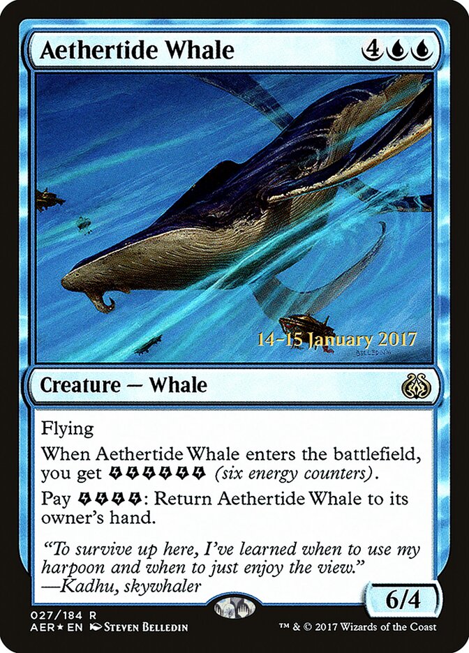 Baleia-da-maré-etérea / Aethertide Whale - Magic: The Gathering - MoxLand