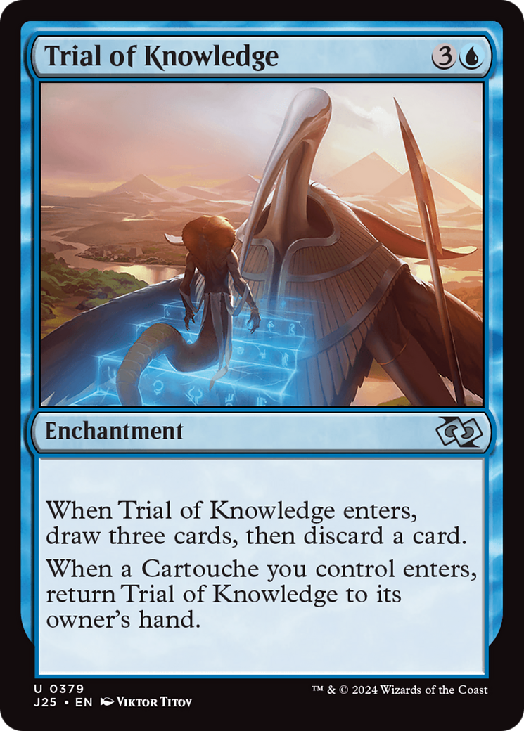 Prova do Conhecimento / Trial of Knowledge - Magic: The Gathering - MoxLand