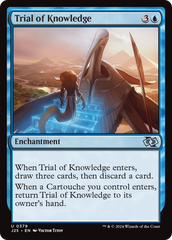 Prova do Conhecimento / Trial of Knowledge - Magic: The Gathering - MoxLand