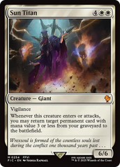 Titã de Sol / Sun Titan - Magic: The Gathering - MoxLand